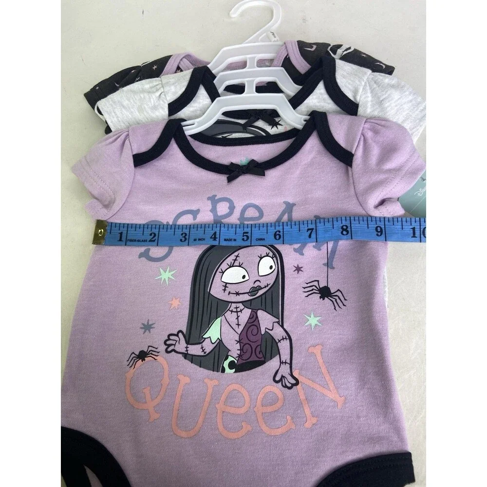 Disney Baby The Nightmare Before Christmas 3 Piece Bodysuit Set Girls 6 Months